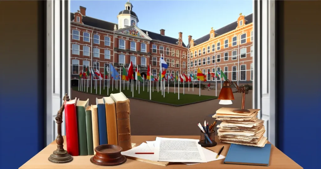 Harvard University campus with a focus on academic research