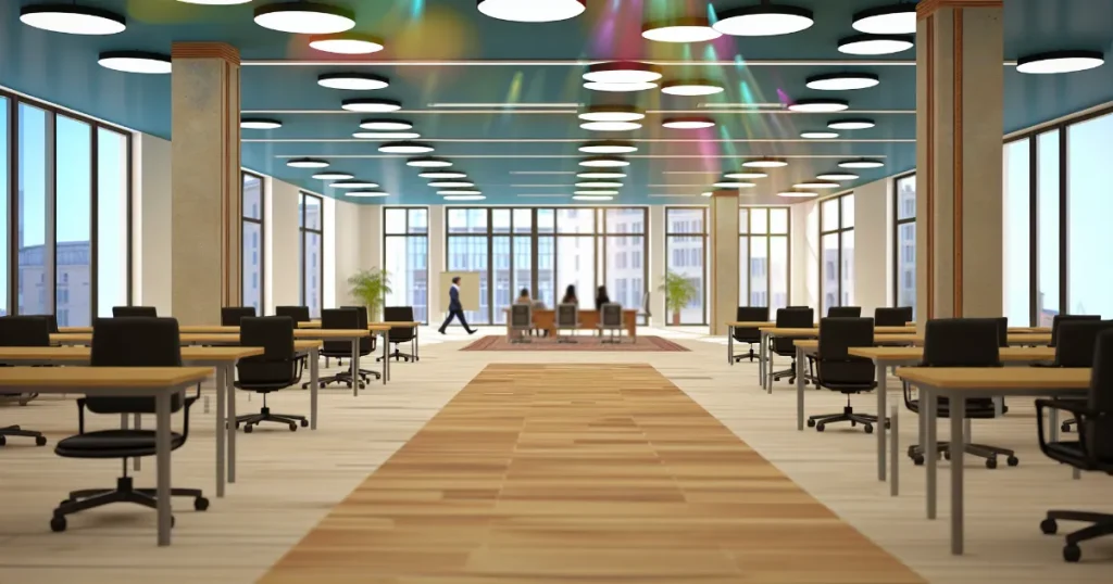 A university campus reflecting higher education challenges