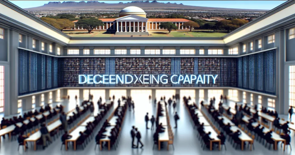 University students studying together in a South African campus