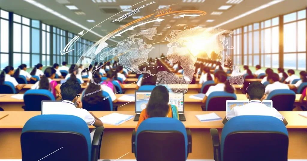 Global education landscape with a focus on India’s TNE initiatives