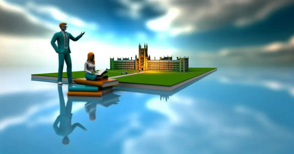 Students discussing global education opportunities