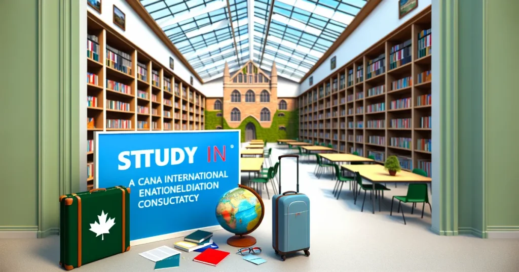 Global education partnership concept with students studying abroad