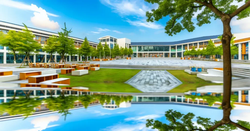 International students engaging in a classroom discussion